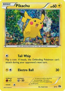 Pikachu 006/12