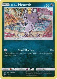 Alolan Meowth 010/12