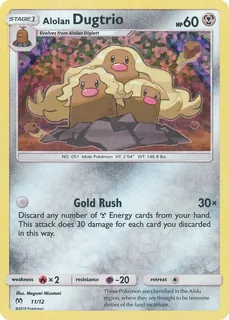 Alolan Dugtrio 011/12