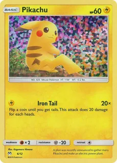 Pikachu 006/12