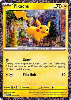 Pikachu 006/15
