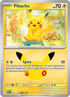 Pikachu 025/128