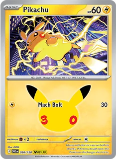Pikachu 030/128