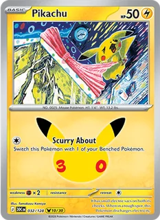 Pikachu 032/128