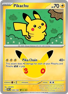Pikachu 034/128