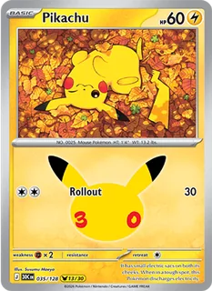 Pikachu 035/128