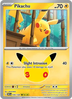 Pikachu 036/128
