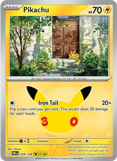 Pikachu 039/128