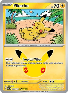 Pikachu 043/128