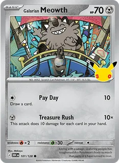 Galarian Meowth 101/128