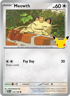 Meowth 113/128