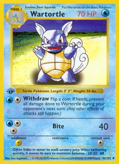 Wartortle 042/102