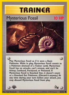 Mysterious Fossil 062/62