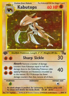 Kabutops 009/62