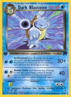 Dark Blastoise 020/82