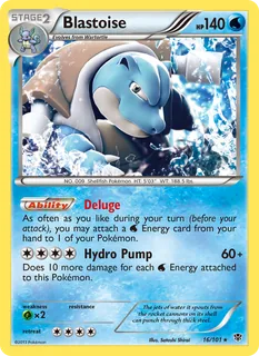 Blastoise 016/101
