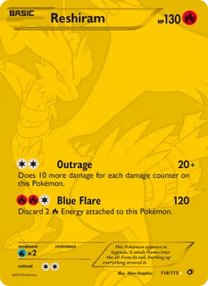 Reshiram 114/113
