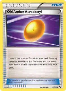 Old Amber Aerodactyl 097/108