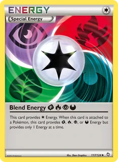 Blend Energy Grass Fire Psychic Darkness 117/124