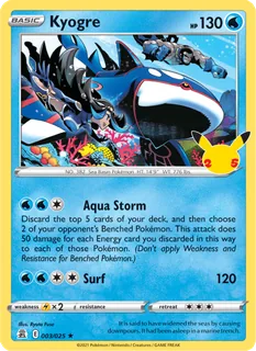 Kyogre 003/25