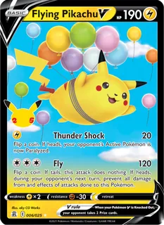 Flying Pikachu V 006/25