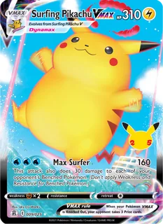 Surfing Pikachu VMAX 009/25