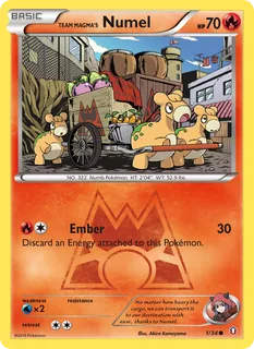 Team Magma's Numel 001/34