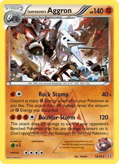 Team Magma's Aggron 014/34