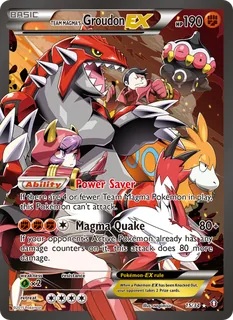 Team Magma's Groudon EX 015/34