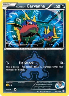 Team Aqua's Carvanha 020/34
