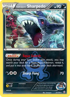 Team Aqua's Sharpedo 021/34