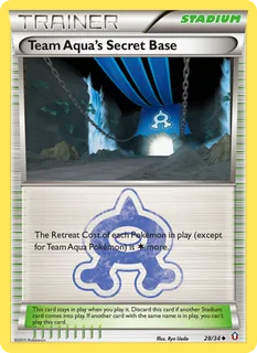 Team Aqua's Secret Base 028/34