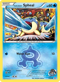 Team Aqua's Spheal 003/34