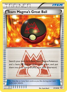 Team Magma's Great Ball 031/34