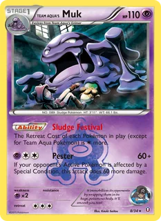 Team Aqua's Muk 008/34