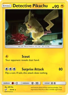 Detective Pikachu 010/18