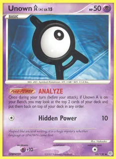 Unown A 065/130