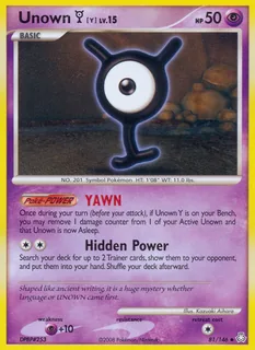 Unown Y 081/146