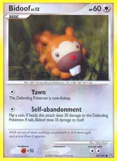 Bidoof 054/100