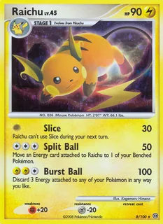 Raichu 008/100