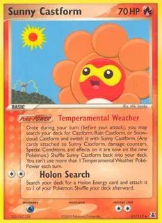 Sunny Castform 031/113