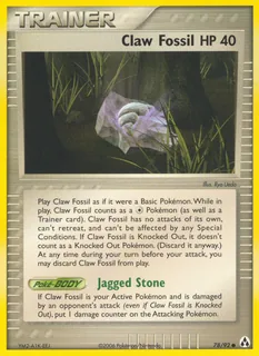 Claw Fossil 078/92