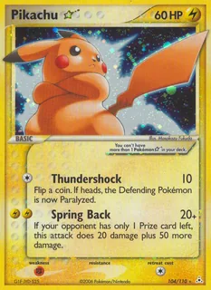 Pikachu Star 104/110