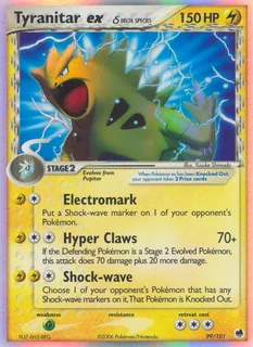 Tyranitar ex δ 099/101