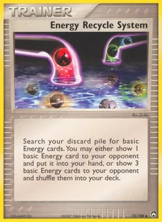 Energy Recycle System 073/108