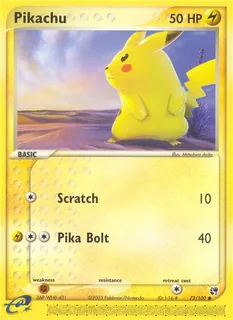 Pikachu 072/100