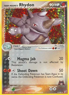 Team Magma's Rhydon 011/95