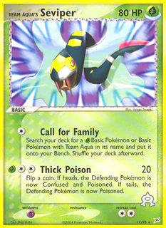 Team Aqua's Seviper 017/95