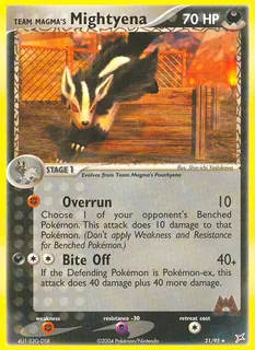 Team Magma's Mightyena 021/95