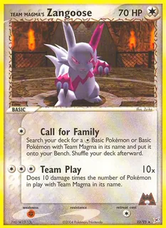 Team Magma's Zangoose 023/95